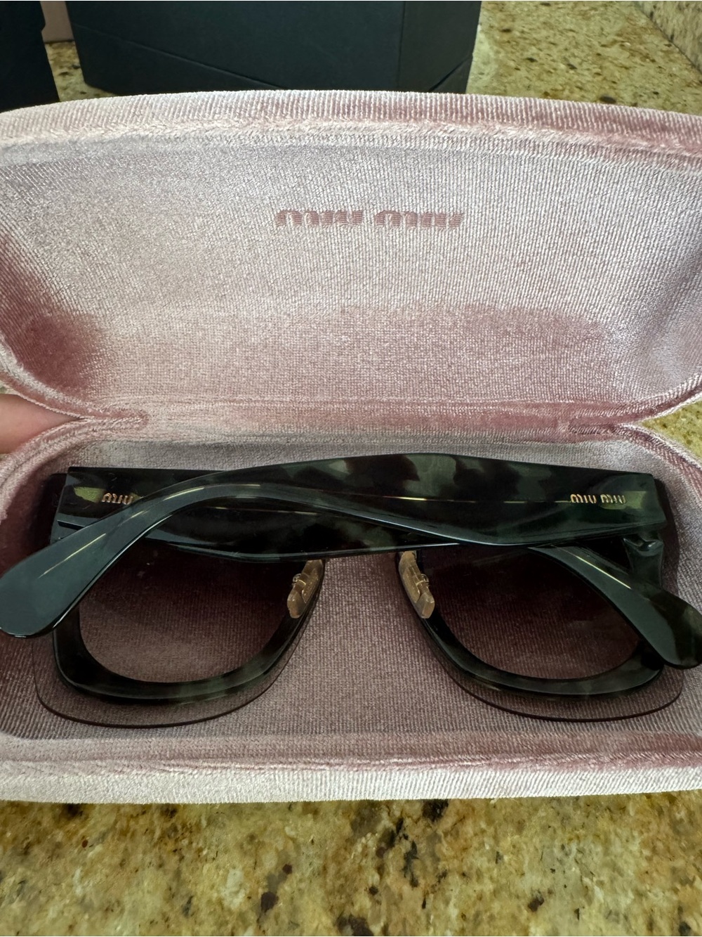Miu Miu Tortoiseshell Sunglasses with Box and Dust Bag LIKE NEW